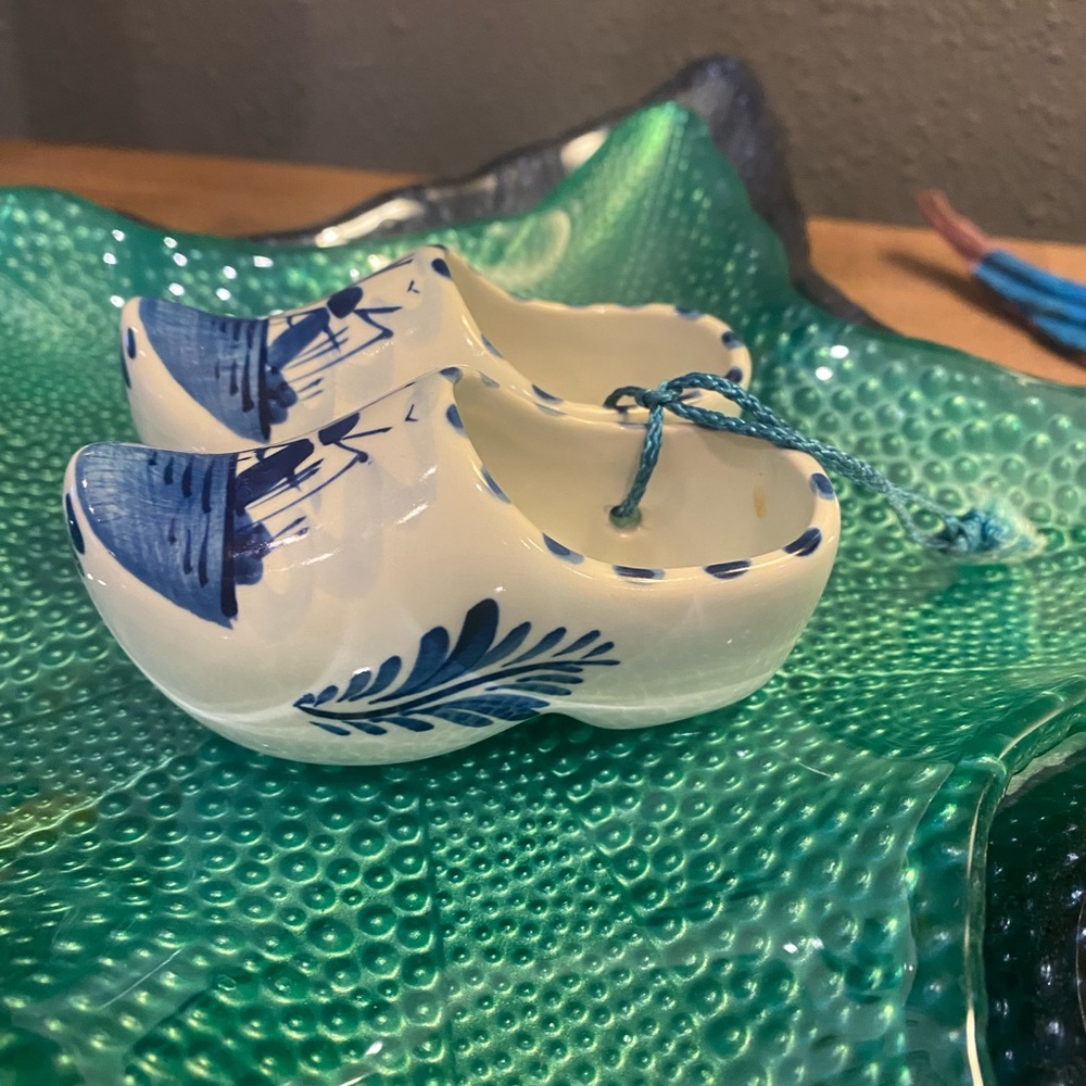 Holland Porcelain Clogs Decor